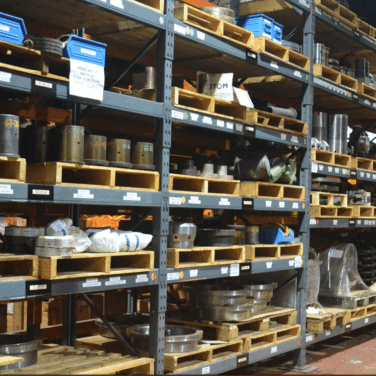 Power Station Spares on Racking