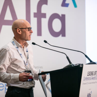 Tim Chapman at the Leasing Life Conference Awards 2022