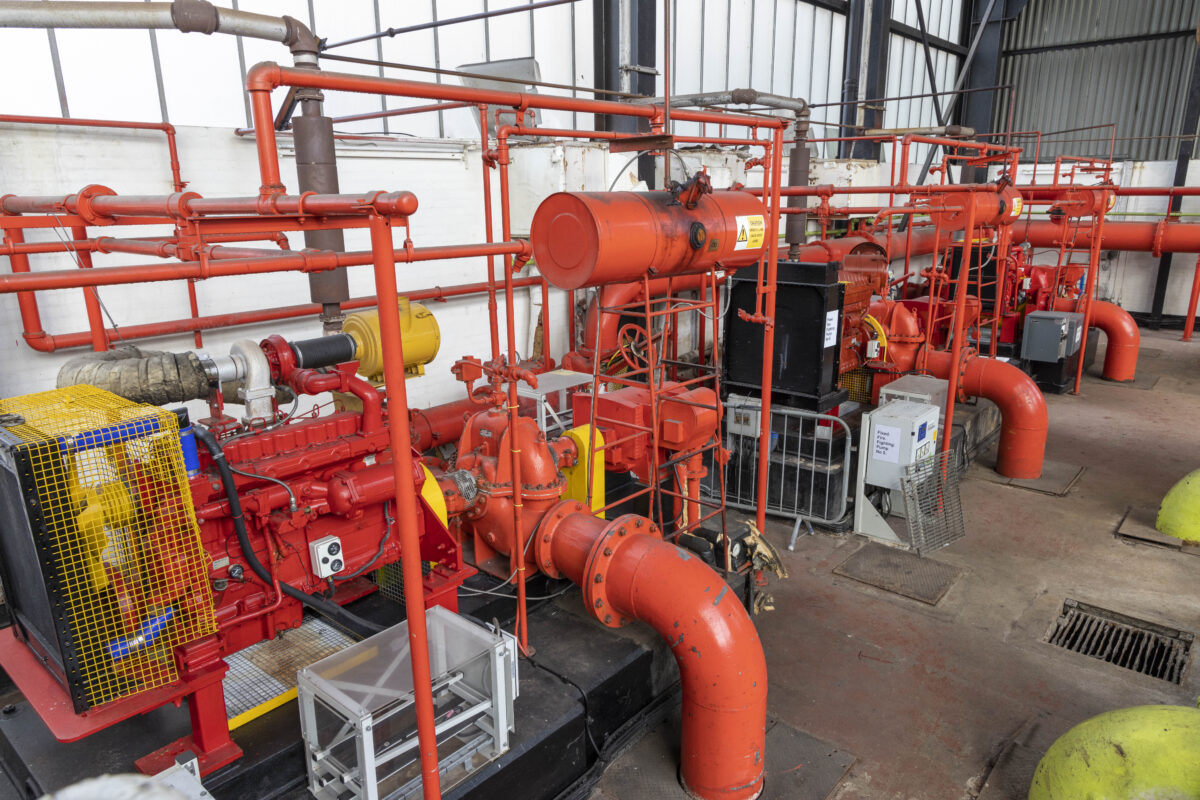 Diesel Water Pumps Fiddler's Ferry Power Station