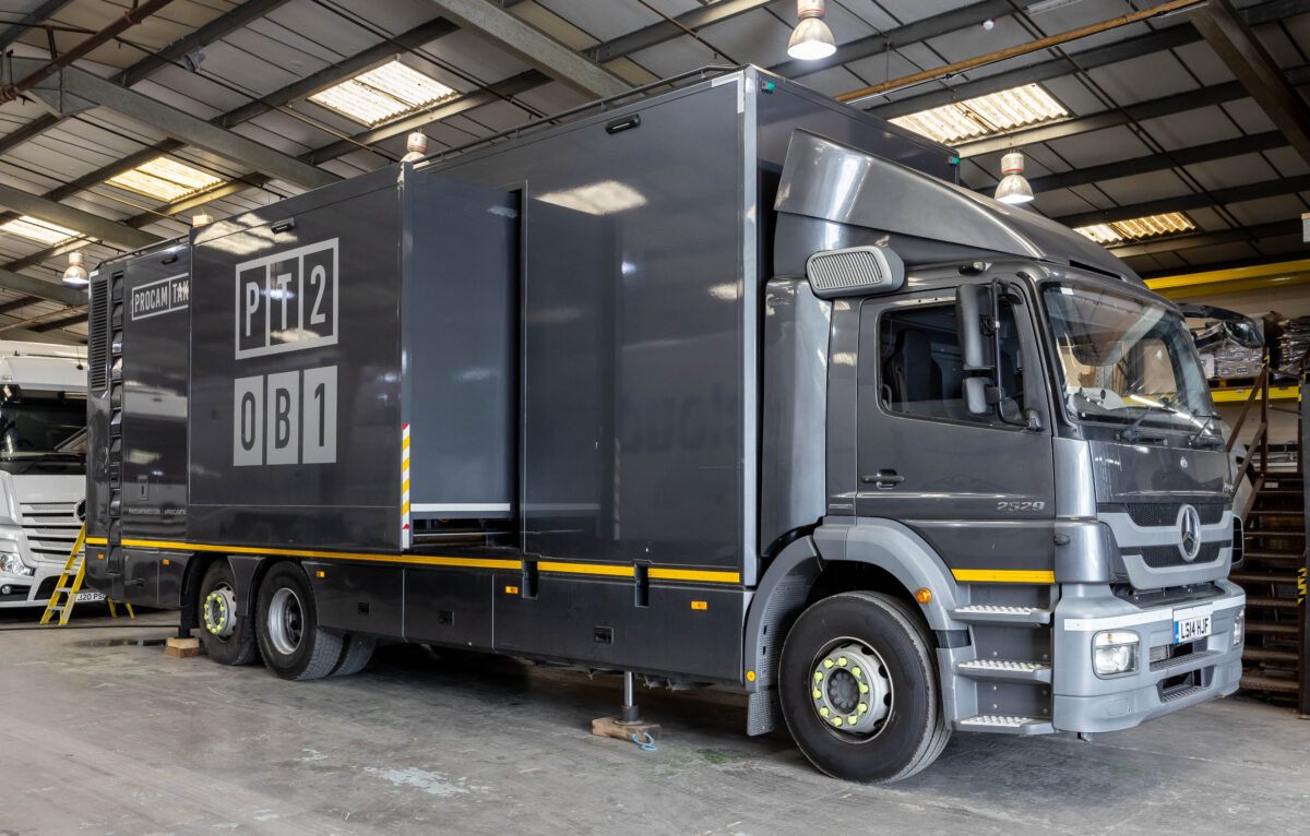 Mercedes Axor 2529 truck and WHF conversion