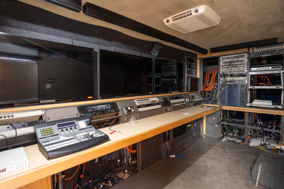 Outside Broadcast Van Interior